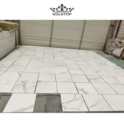 프로젝트용 흰색 칼라카타 천연석 회색 대리석 바닥/벽/바닥재/모자이크/포장 석판/타일